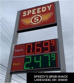 gas 69 cents