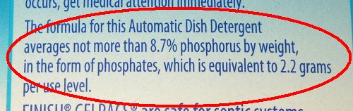 phosphate content